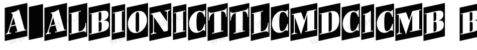 a_AlbionicTtlCmDc1Cmb Bold字体转换
